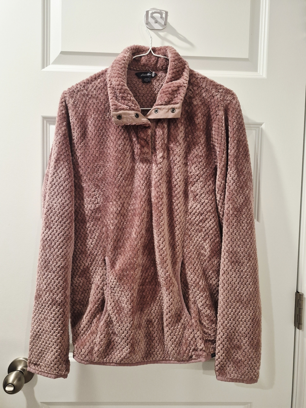 Eddie Bauer Plush Fleece Jacket - Dusty Rose